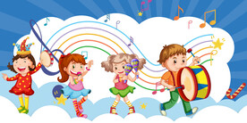 卡通儿游乐园儿童房