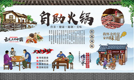 火锅自助餐 