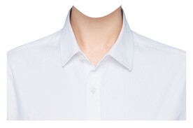 女士白色衬衫证件照衣服素材