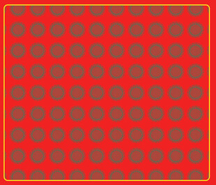 国风宝相花纹图印