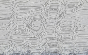 简约几何线条灰色背景墙