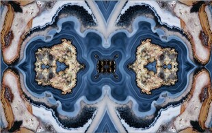 蓝色拼花大理石石纹