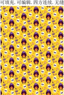 万圣节图案 女巫的魔法瓶