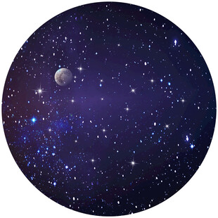 圆形星空软膜天花吊顶