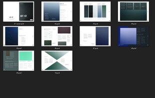 高端品牌展示册