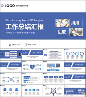 工作总结汇报PPT模板