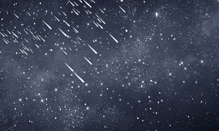 巨幅灰色星空背景