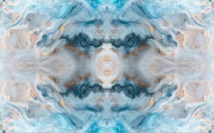 蓝色欧式拼花大理石石纹