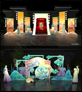 国潮美陈