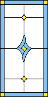 彩绘玻璃窗打印图