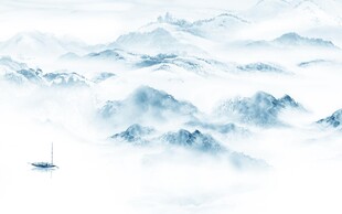 高端 高清山水新画 TIF分层