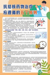 抗结核药物治疗应遵循的五个原则