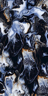 蓝色大理石石纹