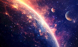 宇宙星空星球软膜天花吊顶