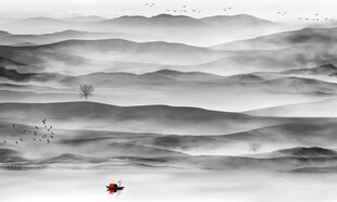 水墨山水画