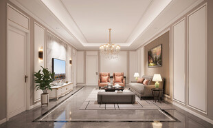 别墅休闲区效果图