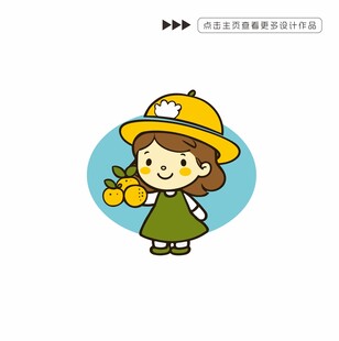 水果店矢量卡通图案设计