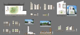 景区导视系统小品全套