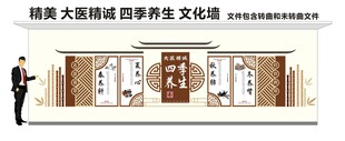 中医四季养生文化墙