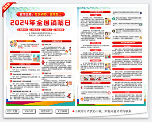 全国消防日宣传单