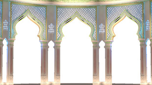 新疆特色建筑门头