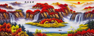鸿运当头挂画
