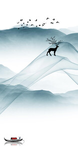 新传 高清山水玄关 TIF分层