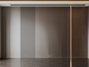 轻奢直播间背景墙