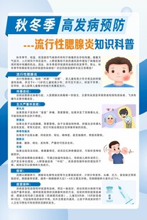 秋冬季高发病预防流行性腮腺炎