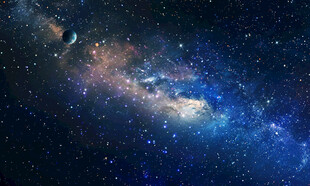 宇宙星空吊顶背景墙