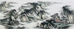 国画山水挂画