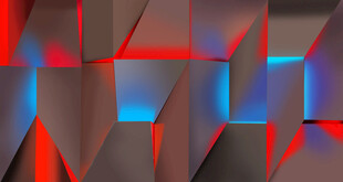 高清分层立体发光背景墙