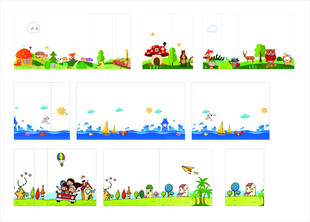 幼儿园儿童卡通贴画