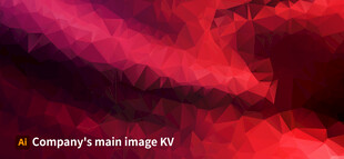 炫彩低多边形 几何图形 多边形