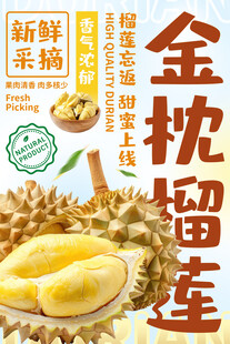 榴莲海报