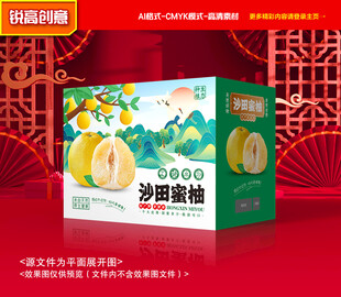 柚子包装 蜜柚礼盒