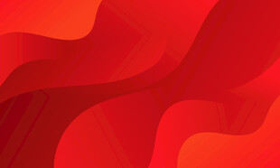 红色渐变波浪抽象背景