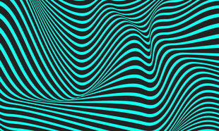 绿色3d波浪线矢量背景