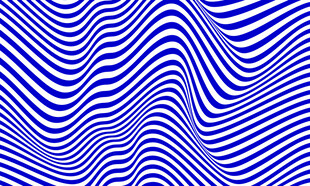 蓝色3d波浪线矢量背景