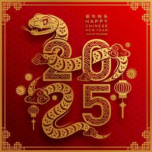 蛇年纹理图片