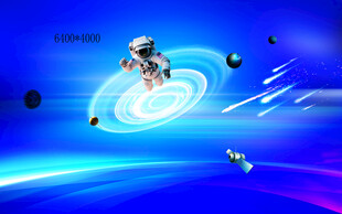 星空旋涡宇航员