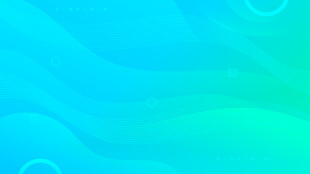 天蓝色渐变波浪抽象背景