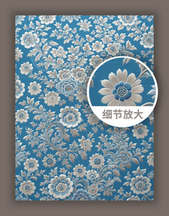 中式传统古典素雅花纹底纹图案