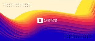 炫彩3d抽象矢量背景