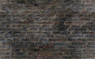 高清红褐色砖墙背景墙