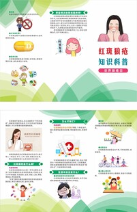 红斑狼疮知识科普三折页