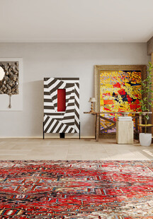 艺术禅意直播间背景图