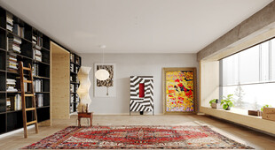 艺术客厅背景墙