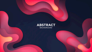 红色几何抽象矢量背景