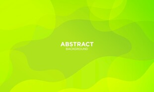黄绿色渐变抽象矢量背景